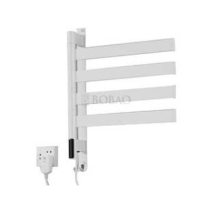 跨境电商亚马逊不锈钢电加热毛巾架恒温器烘干毛巾架家用可免打孔