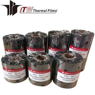 D321蜡树脂混合基条码 依工itw碳带碳带B220 B324 打印色带 B128