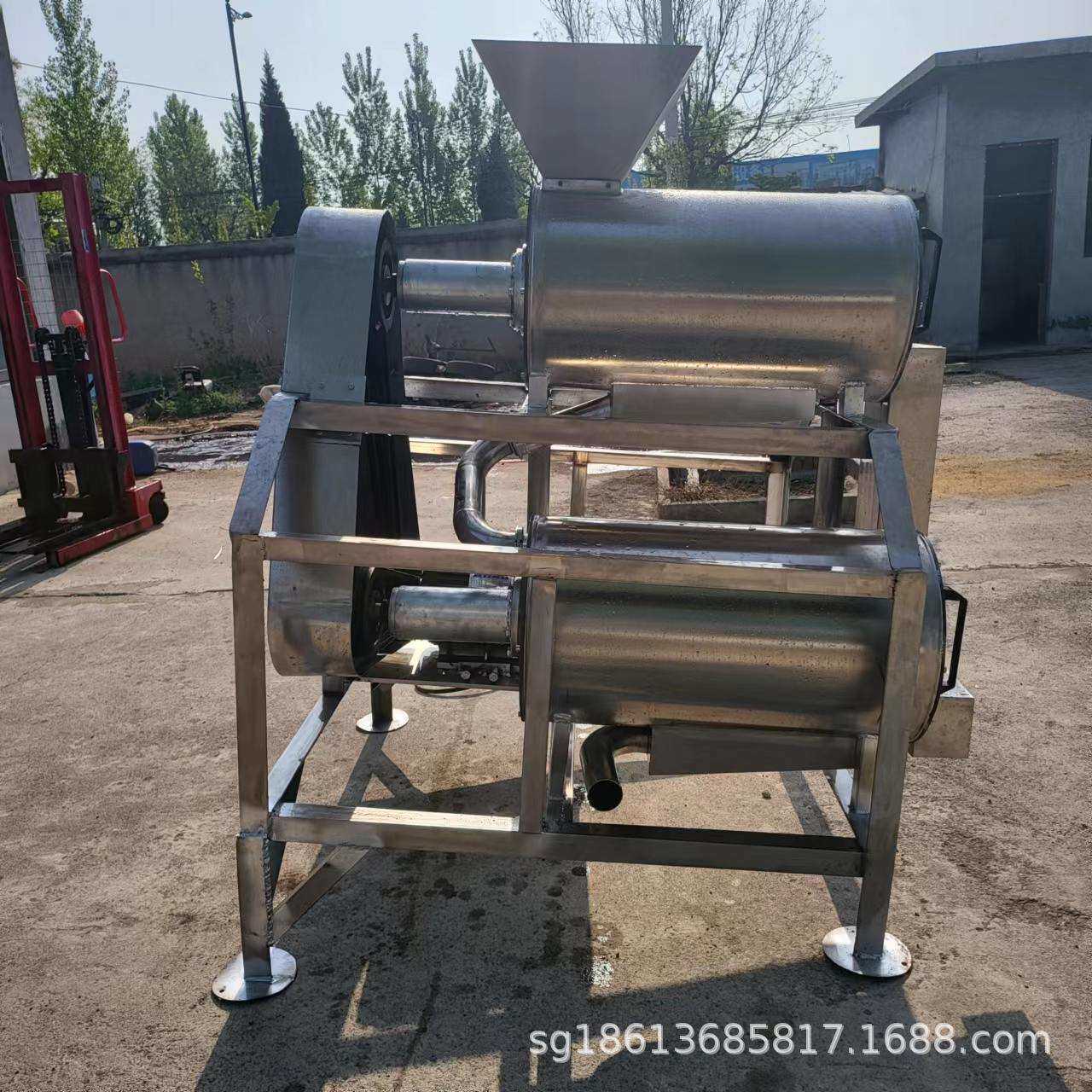 工业去核打浆机 家商鲜果果浆加工设备 酸梅榴莲橘子脱核去皮打浆