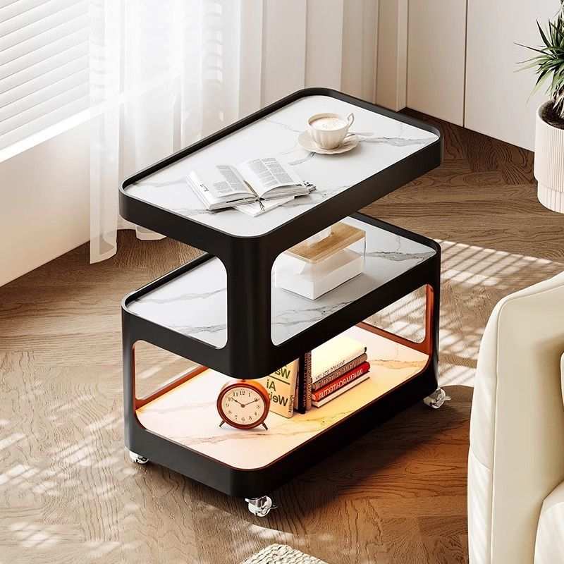 沙发边几可移动茶几客厅轻奢小推车极简带轮置物架网红厂货源
