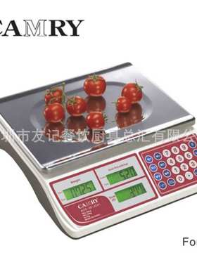 香山CAMRY食物称15KG电子称充电型台秤ACS-15-JC41