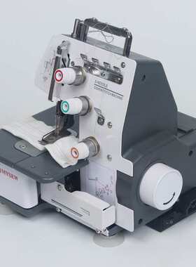 源头工厂美尔绣323双针三线绷缝机家用小型锁边机缝纫机电动款