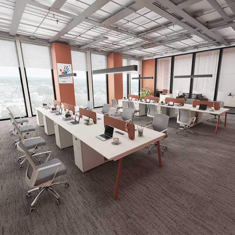 办公桌简约现家具位办公桌椅组合双两4四6人位员工办公家具职员桌,3C数码配件,USB灯,淘宝优惠券,粉丝福利购,淘宝优惠卷