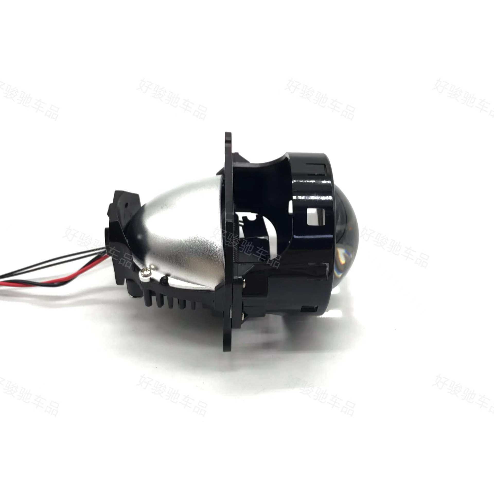 汽车led大灯适用双光透镜60W无损透镜改装大灯远近一体高亮聚光