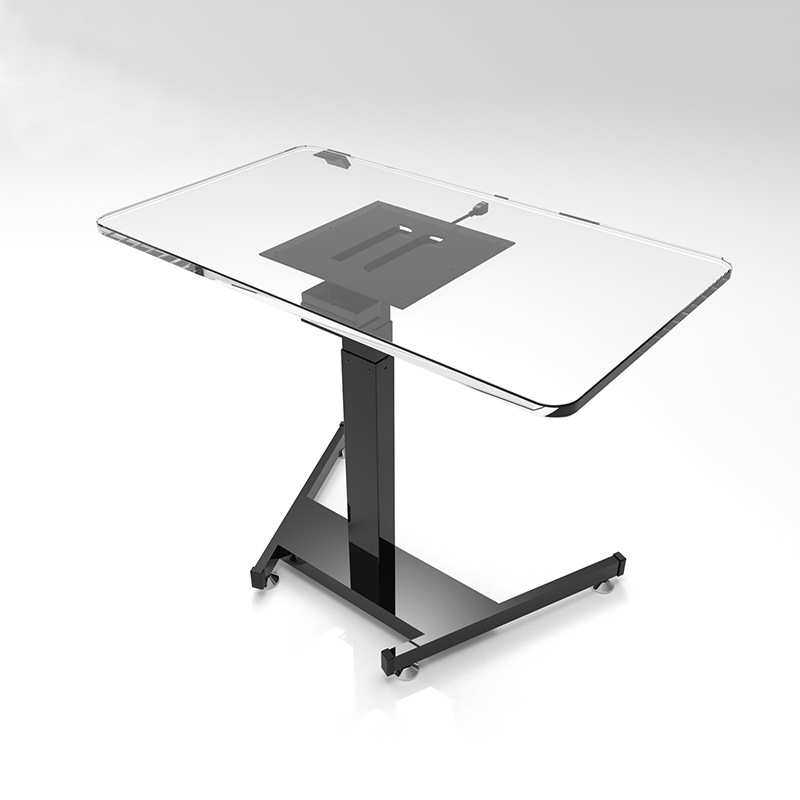 智能电动升降桌讲台桌可移动电脑桌站立式学习书桌居家办公桌子