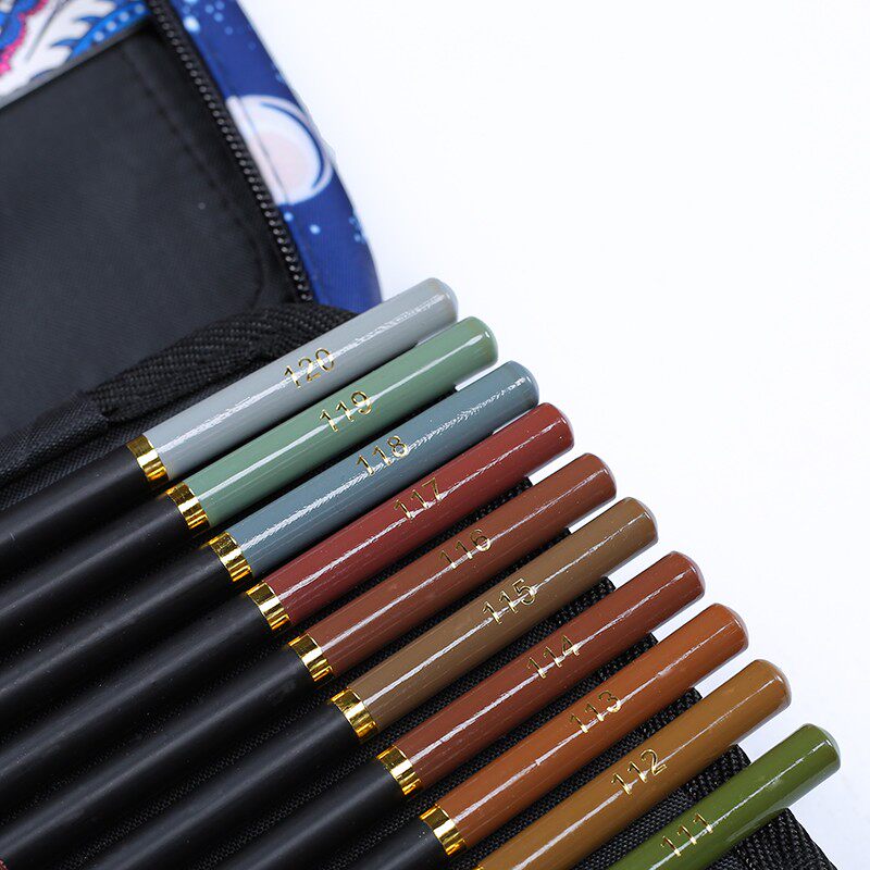 水溶性彩色绘画画铅笔男女孩儿童学生生日圣诞节实用奖励礼物素描