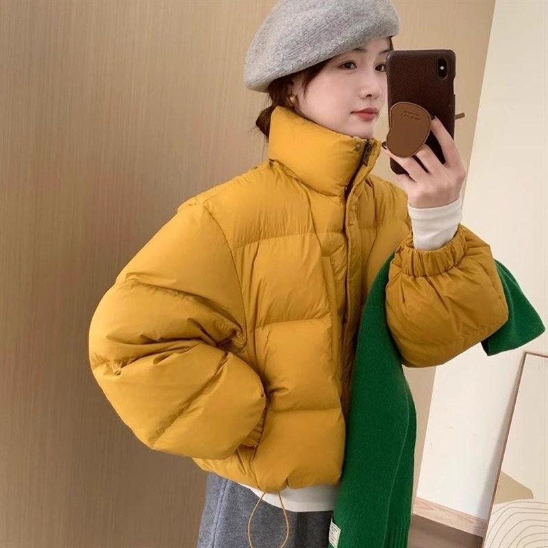小个子韩系立领短款羽绒服2024冬季新款宽松显瘦面包服上衣外套女,女装/女士精品,羽绒服,淘宝优惠券,粉丝福利购,淘宝优惠卷