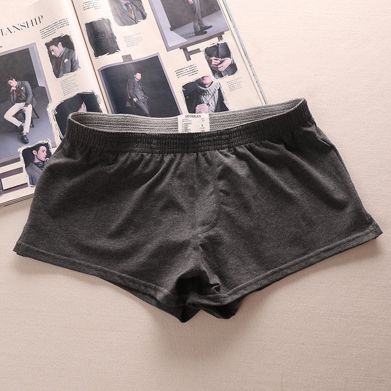 3条 简约舒适青年纯棉男士内裤低腰全棉平角裤衩四角底裤头阿罗裤,女士内衣/男士内衣/家居服,男平角内裤,淘宝优惠券,粉丝福利购,淘宝优惠卷