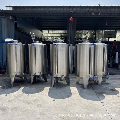 1000斤立式储油罐304不锈钢密封加厚型茶油/食用油储存容器