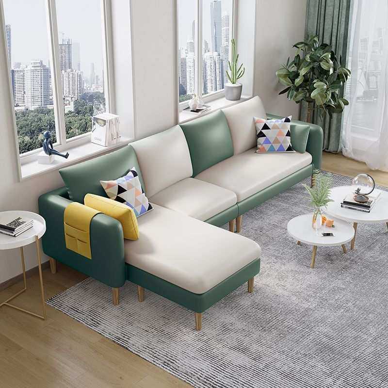 沙发客厅小户型布艺现代简约撞色家用三四人位出租房科技布可拆洗,鲜花速递/花卉仿真/绿植园艺,其它园艺用品,淘宝优惠券,粉丝福利购,淘宝优惠卷
