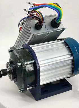 电动三轮车电机 纯铜无刷中置电机大功率3000w2000w1500w60v72v