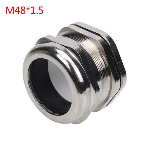 M48*1.5不锈钢304金属电缆防水接头线缆固定头葛兰头 cable gland