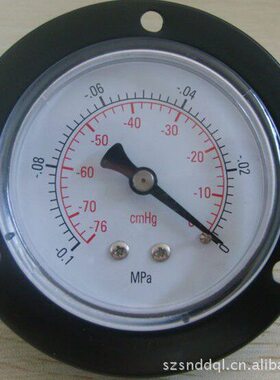 Hg铁真空表 负压Hg30 -6cmMPa760真空压力表060 -. -mmin -Hg17壳