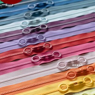 辅料码36拉链SB码双向5号（拉链树脂S箱包mm装家2加宽半|闹闹彩色