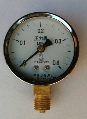 60直  川.上海 径仪414x1 m60铜 y-0～5 径向mm.压力表螺纹0mpa