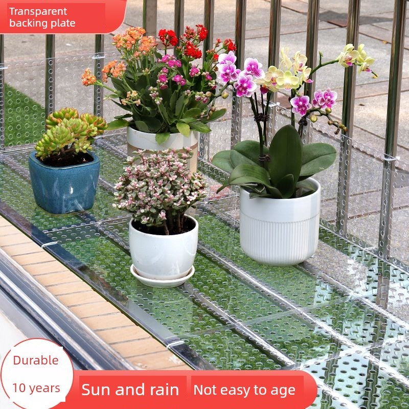 透明防盗窗垫阳台防护网防盗网窗台H护栏防摔防漏网花