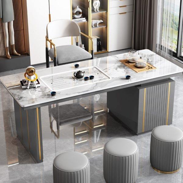 岩板茶台茶桌椅组合家用阳台门店办公室会客全自动茶壶一体一整套,商业/办公家具,茶台/茶桌,淘宝优惠券,粉丝福利购,淘宝优惠卷