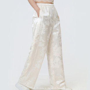 MNGATA G./曼加塔宫小妍 唐马棉裤 3M棉手工新中式国风阔腿长裤