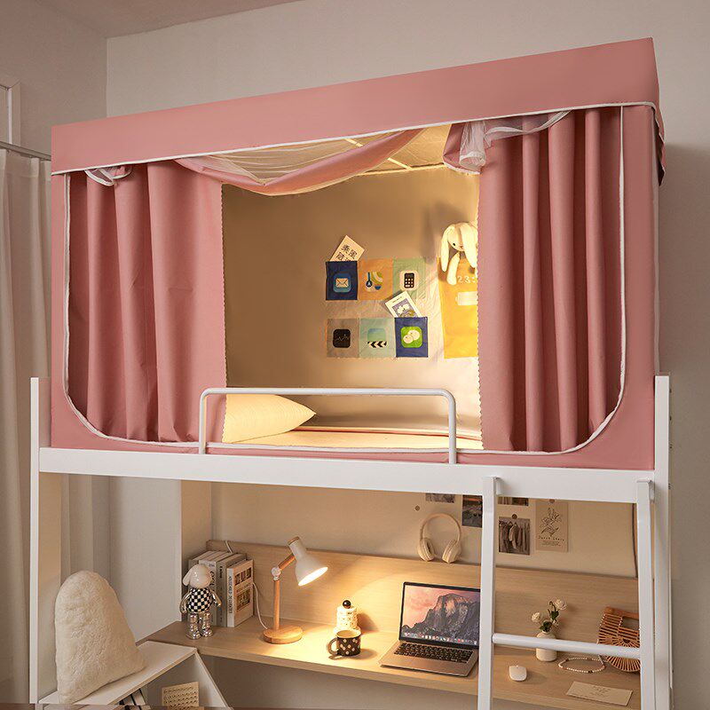 五面强遮光床帘蚊帐一体式寝室窗帘全包封闭大学生宿舍上下铺通用