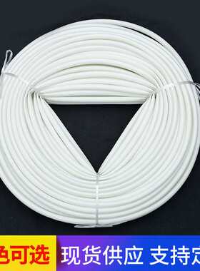 kt白色自熄管耐高温套管玻璃纤维绝缘阻燃管1500V硅树脂电工护线