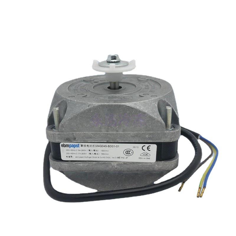 德国ebmpapst罩极电机M4Q045-BD01-01/29W冷柜制冰机冰箱散热风扇