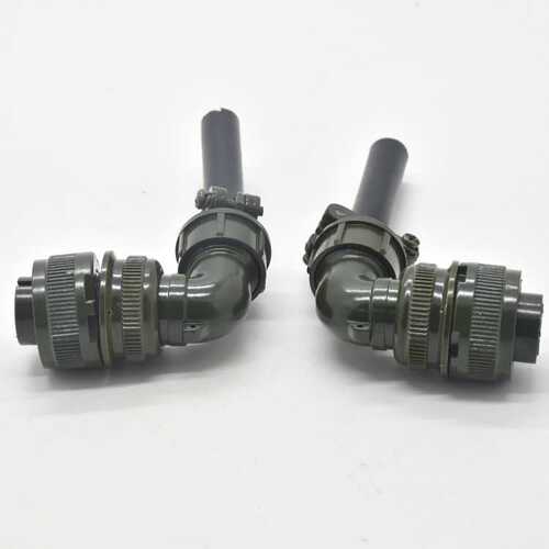 90°度弯形防水连接器接头MS3108A14S-7S通用航空插头