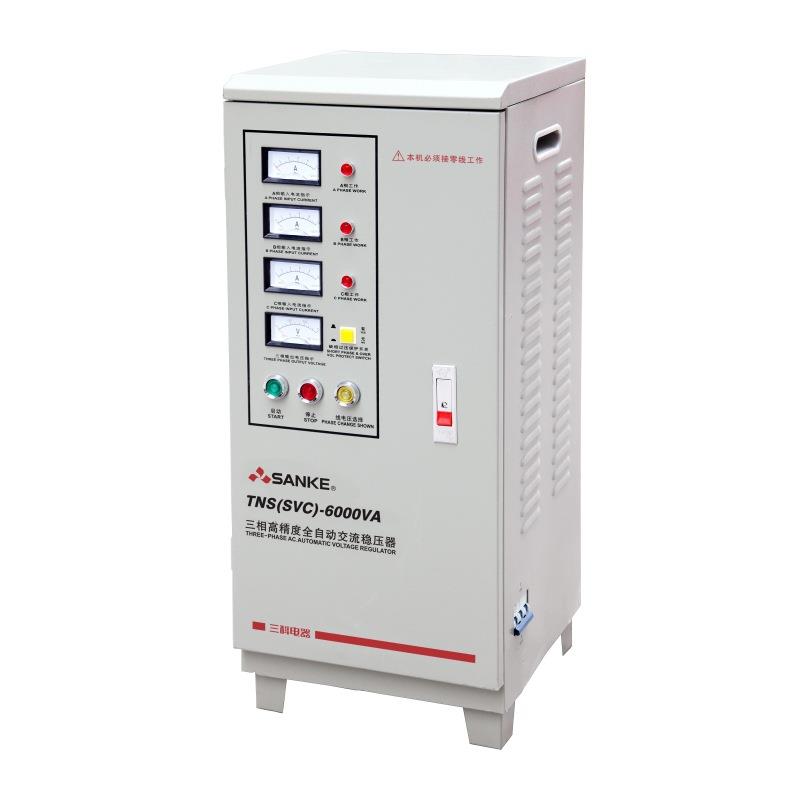 三科TNS-6000VA三相380V稳压器SVC-6000W自动化仪器稳压电源