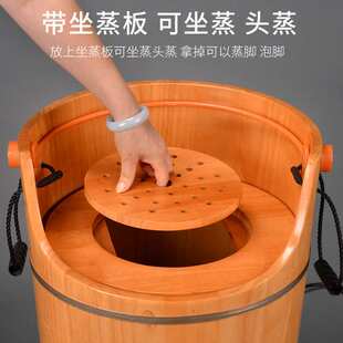 木风泡脚桶木桶加热恒温足浴桶木质洗脚盆按摩足浴盆木盆厂家