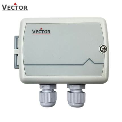 VECTOR伟拓SCC-T1-Tp2-1风管用分体式高温温度传感器变送器带显示