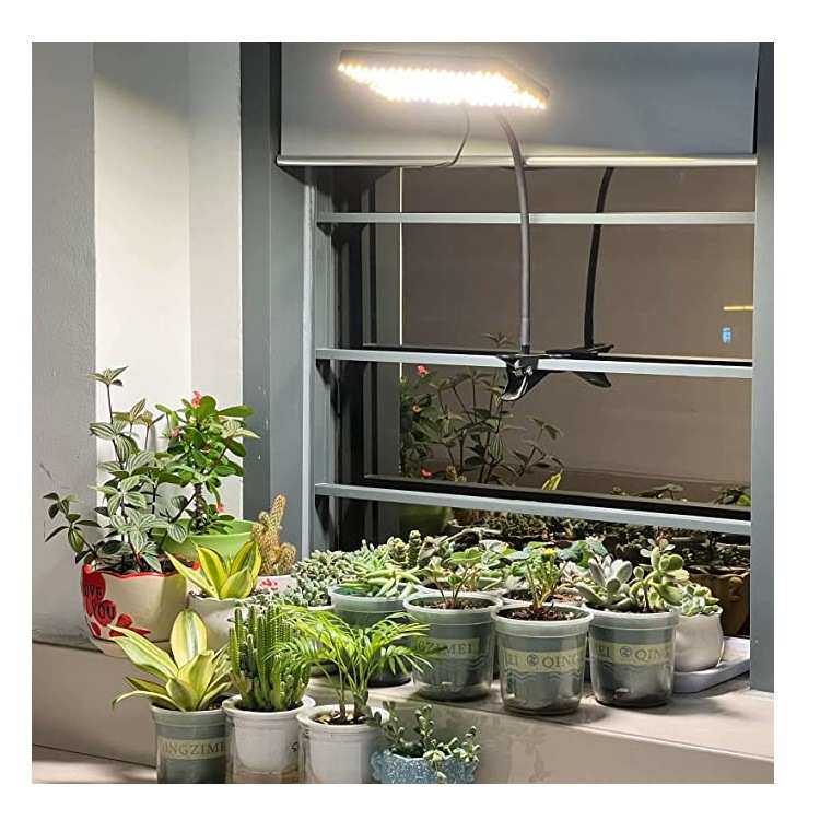 LED植物生长补光灯全光谱支架落地桌面室内绿植多肉太阳光植物灯@