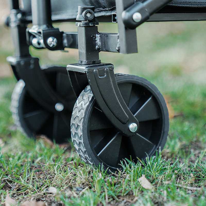 新款户外折叠野营车轻便折叠车简易拉杆营地手推车买菜摆摊小推车