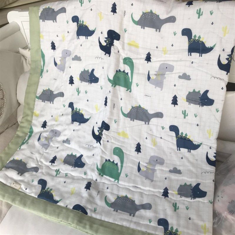 纯棉双层纱布棉花空调被 幼儿宝宝儿童暖气房午睡全棉薄被夏凉被,床上用品,棉花被,淘宝优惠券,粉丝福利购,淘宝优惠卷