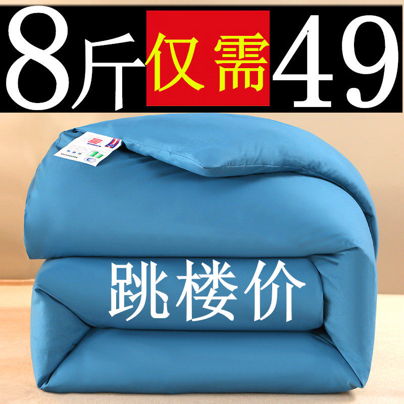 被子冬被加厚保暖春秋被棉被学生宿舍单双人棉花被芯空调被褥棉絮,床上用品,棉花被,淘宝优惠券,粉丝福利购,淘宝优惠卷