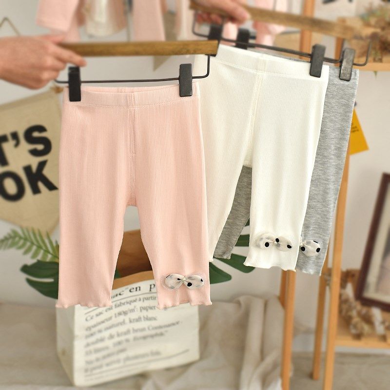 宝宝裤子外穿冰丝棉婴儿打底裤女夏季洋气韩版网红薄款女童七分裤,童装/婴儿装/亲子装,裤子,淘宝优惠券,粉丝福利购,淘宝优惠卷