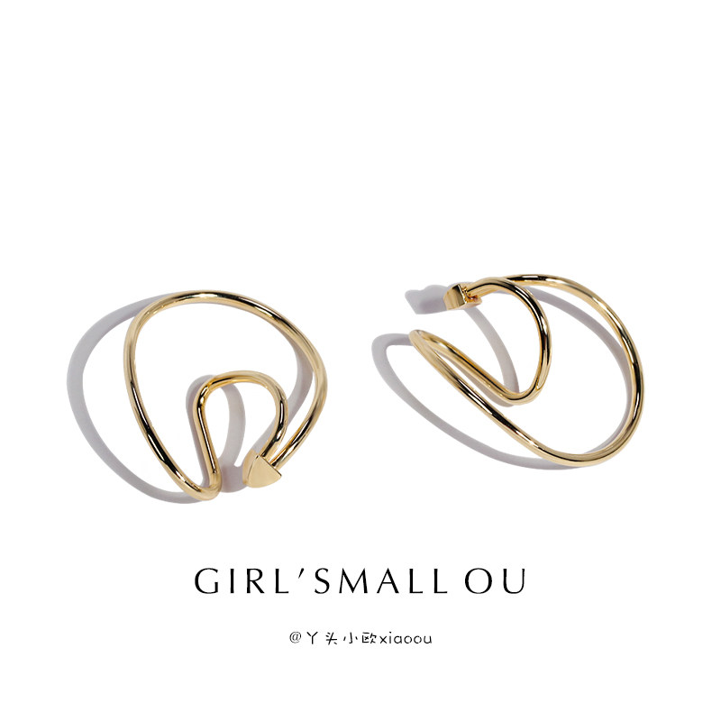莫比乌斯环大耳环耳阔夹简约夸张扭曲无耳洞耳夹耳饰品个性女0005,饰品/流行首饰/时尚饰品新,耳夹,淘宝优惠券,粉丝福利购,淘宝优惠卷