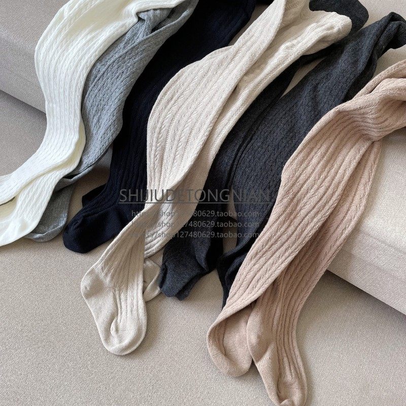 儿童连裤袜春秋款女童纯棉打底裤白色舞蹈袜黑色灰色中童连体长袜,童装/婴儿装/亲子装,儿童袜子(0-16岁),淘宝优惠券,粉丝福利购,淘宝优惠卷