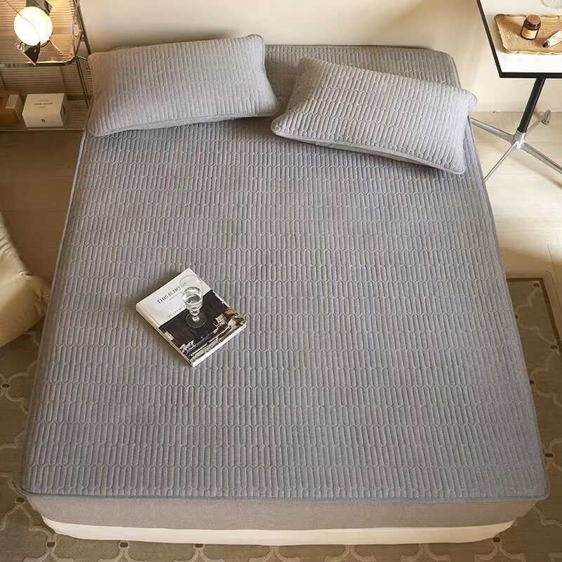 A类乳胶凉席床笠夏季冰丝可水洗床罩床垫保护罩三件套可机洗,床上用品,乳胶席,淘宝优惠券,粉丝福利购,淘宝优惠卷