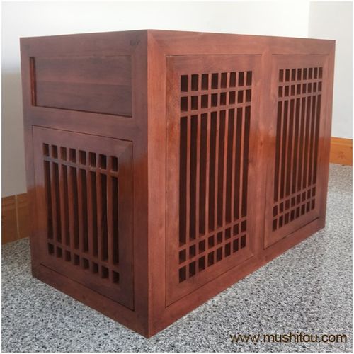 实木新中式落地仿古水草缸珊瑚雨林水陆鱼缸水族箱底柜底座架子