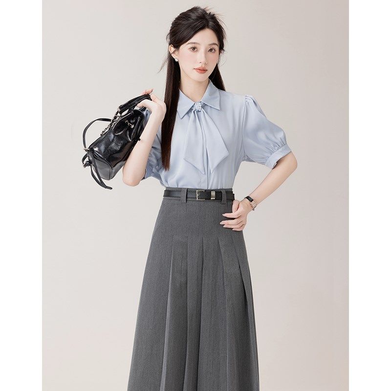 女装夏季套装气质高级感通勤正式场合职业面试教师穿搭裙子两件套,女装/女士精品,时尚套装,淘宝优惠券,粉丝福利购,淘宝优惠卷