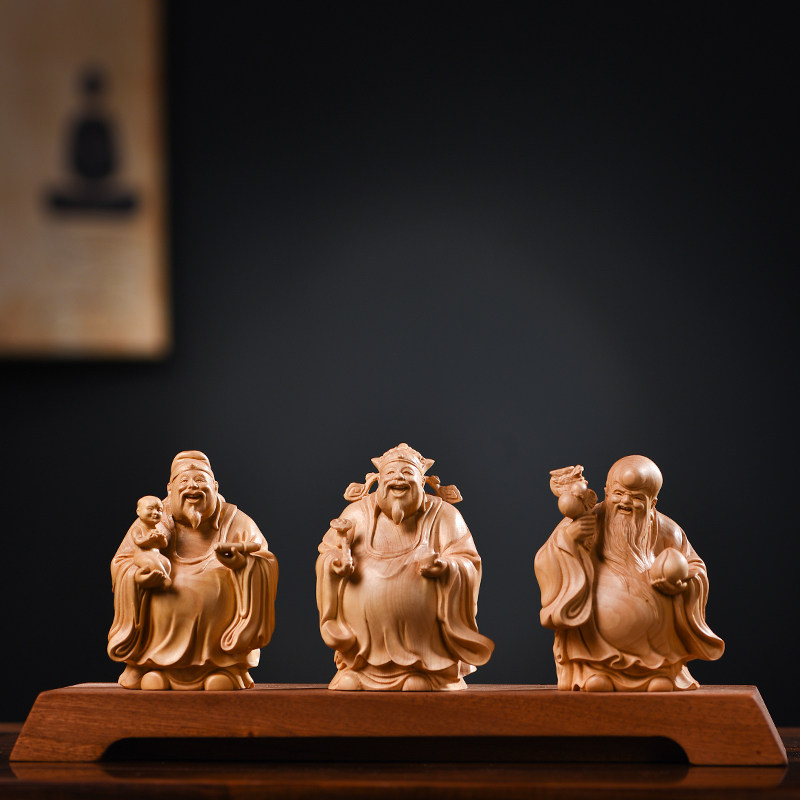 送老人送长辈生日礼品贺寿礼物祝寿过寿实木福禄寿佛像装饰品摆件,家居饰品,桌面摆件,淘宝优惠券,粉丝福利购,淘宝优惠卷