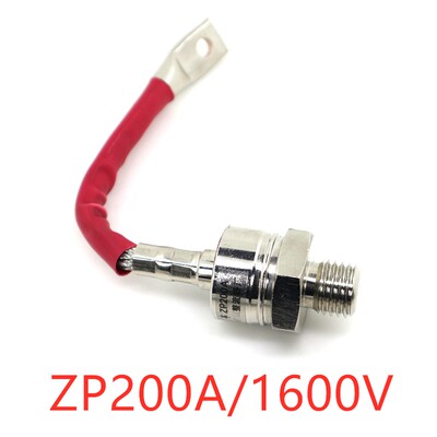 ZP200A (2CZ200A)螺旋整流二极管 防倒流 200A/1600V 散热器铜片
