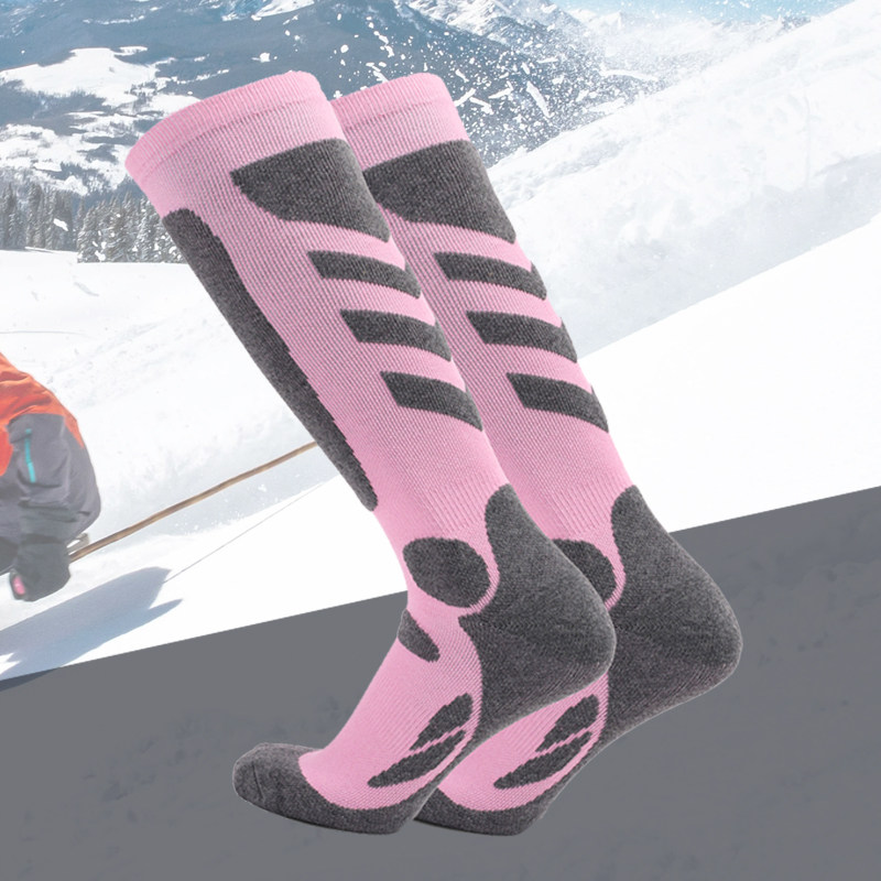专业双板滑雪袜女士新款加厚毛巾底长筒棉袜保暖透气筒运动袜,户外/登山/野营/旅行用品,滑雪袜,淘宝优惠券,粉丝福利购,淘宝优惠卷
