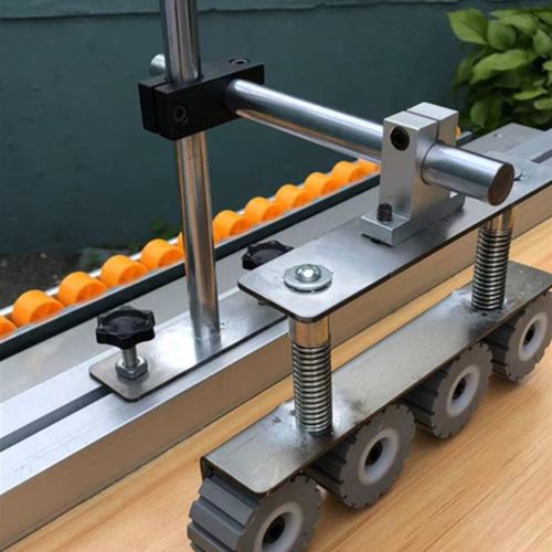 木工装修台大锯锣机开槽压板器四轮压料器镂铣子母无尘锯家装配件