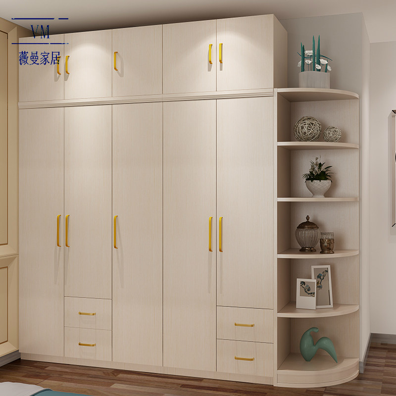 广东中山简约现代推拉门衣柜 整体移门衣柜 卧室组合家具 定制
