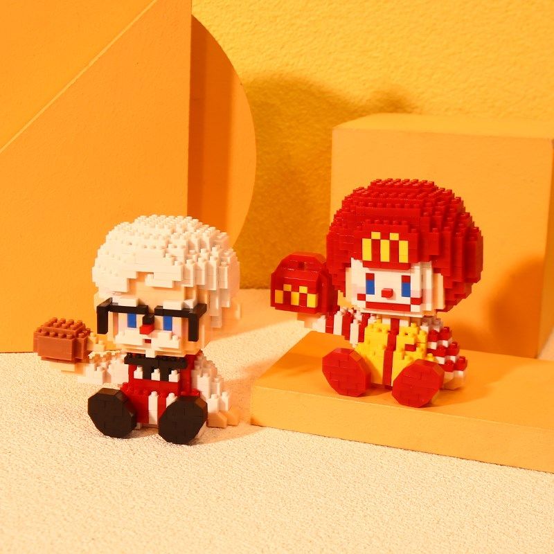 小颗粒儿童礼品手工微拼装积木小食记卡通3D拼图玩具diy礼物摆件,玩具/童车/益智/积木/模型,普通塑料积木,淘宝优惠券,粉丝福利购,淘宝优惠卷