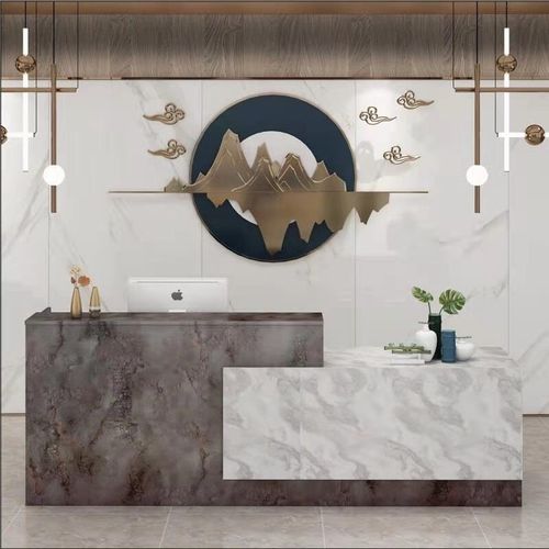 收银台店铺小型前台接待台美容院便利店柜台简约现代服装店小吧台