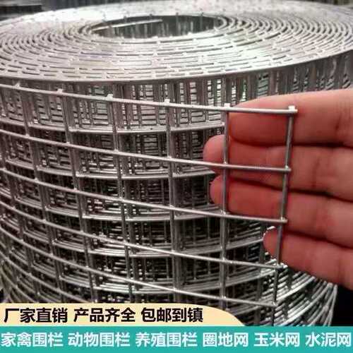 热镀锌铁丝网围栏网养殖网钢丝网拦鸡网建筑网防护网铁网格玉米网