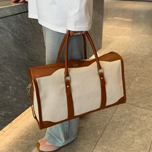 旅行袋女包时尚单肩斜挎手提大容量旅行包短途出差行李包女可登机