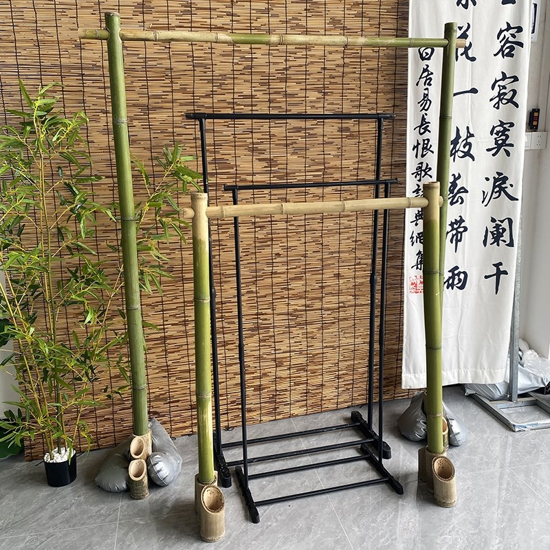 婚宴竹架子花架灯笼支架婚庆竹竿美陈迎宾架背景庆周岁搭建铁架图片