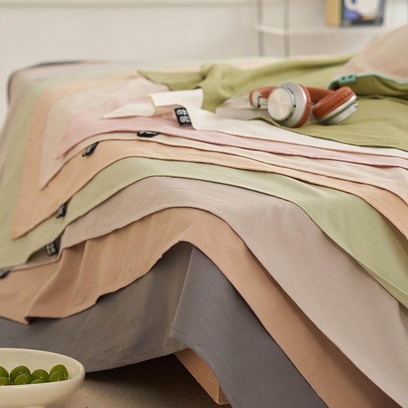 秋冬加厚全棉磨毛单件床单丨大雁纹高级纯棉被单白色纯色1.5m1.8m,床上用品,床单,淘宝优惠券,粉丝福利购,淘宝优惠卷